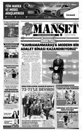 KAHRAMANMARAŞ MANŞET