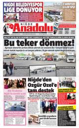 NİĞDE ANADOLU HABER