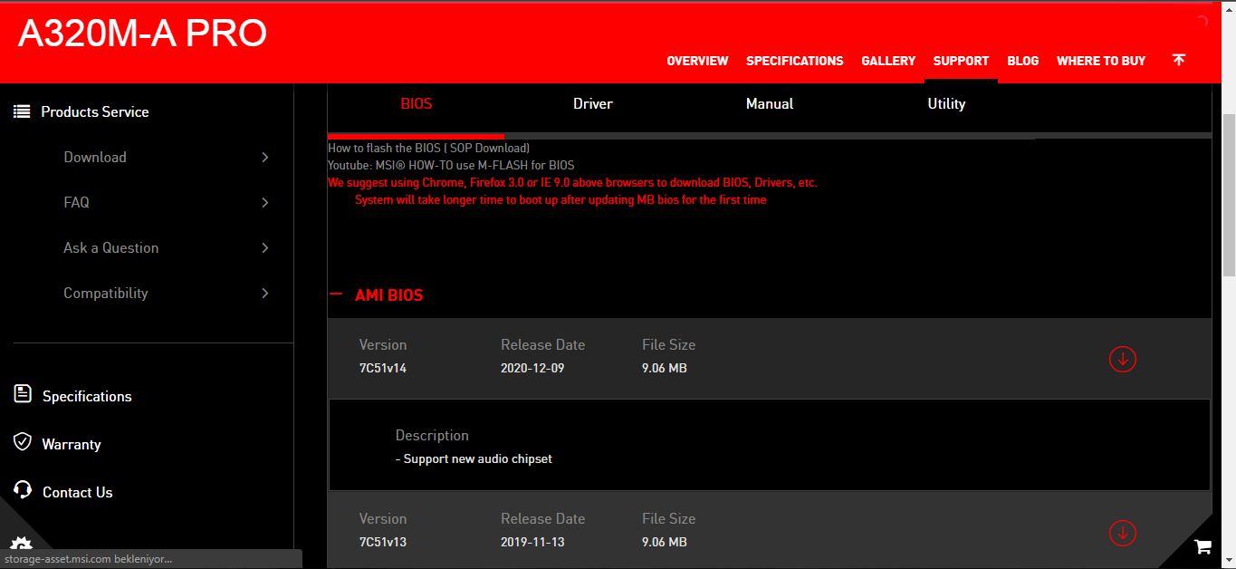 Bilgisayar Hızlandırma Yöntemi BIOS Update Yapın