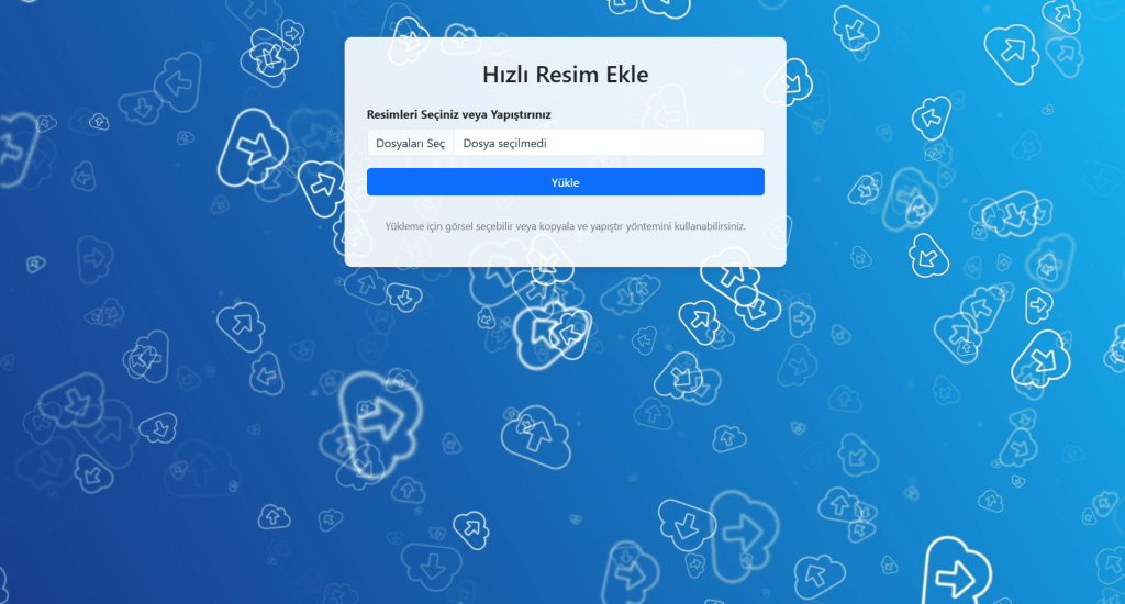 Hızlı Resim Yükleme Scripti