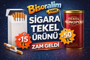 Son Dakika Sigaraya 2026 Zammı